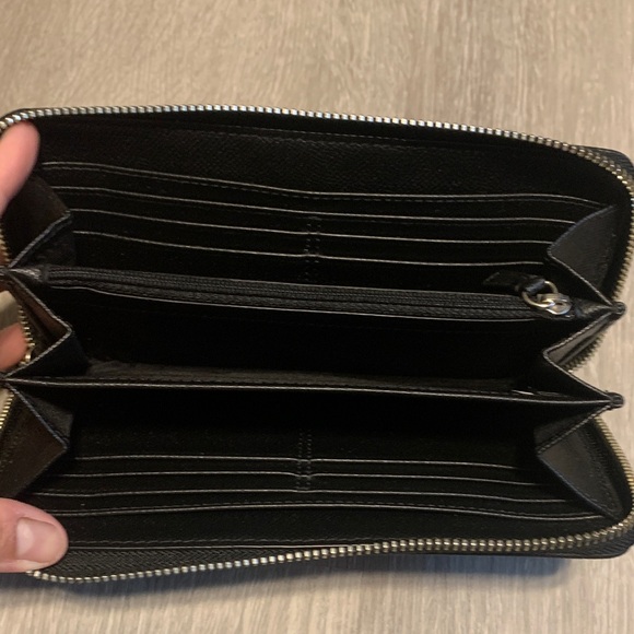 Limited Edition Coach Brown Wallet with Neon Accents - Picture 7 of 7